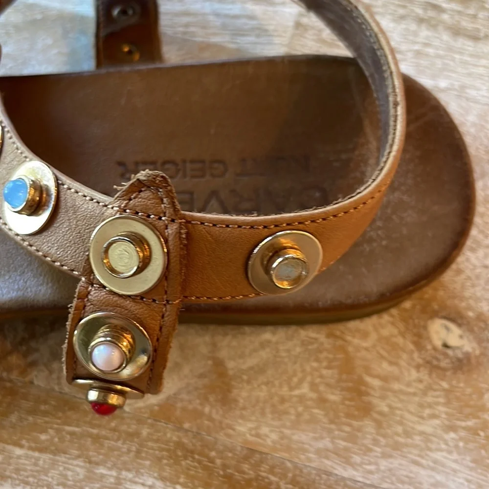 Kurt Geiger London studded t strap sandals - Picture 4 of 5